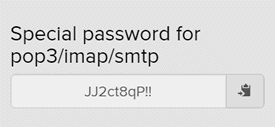 Special password
