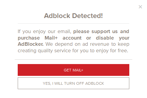 Adblock Detected!