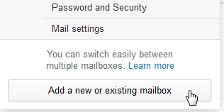 You can work with several mailboxes at the same time. Just enter the username and password for any mailbox – for your Mail@Mail.Ru account or any other mail service.