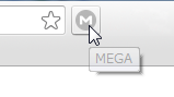 MEGA Chrome Extension button